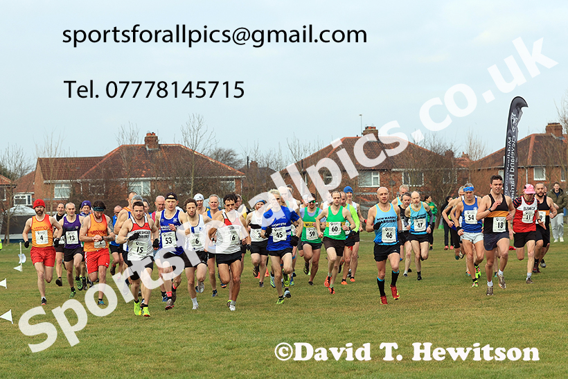 Mens 35s to 64s and, 2025 NEMAA Cross Country Champs., Acklam, Middlesbrough. Photo: David T. Hewitson/Sports for All Pics